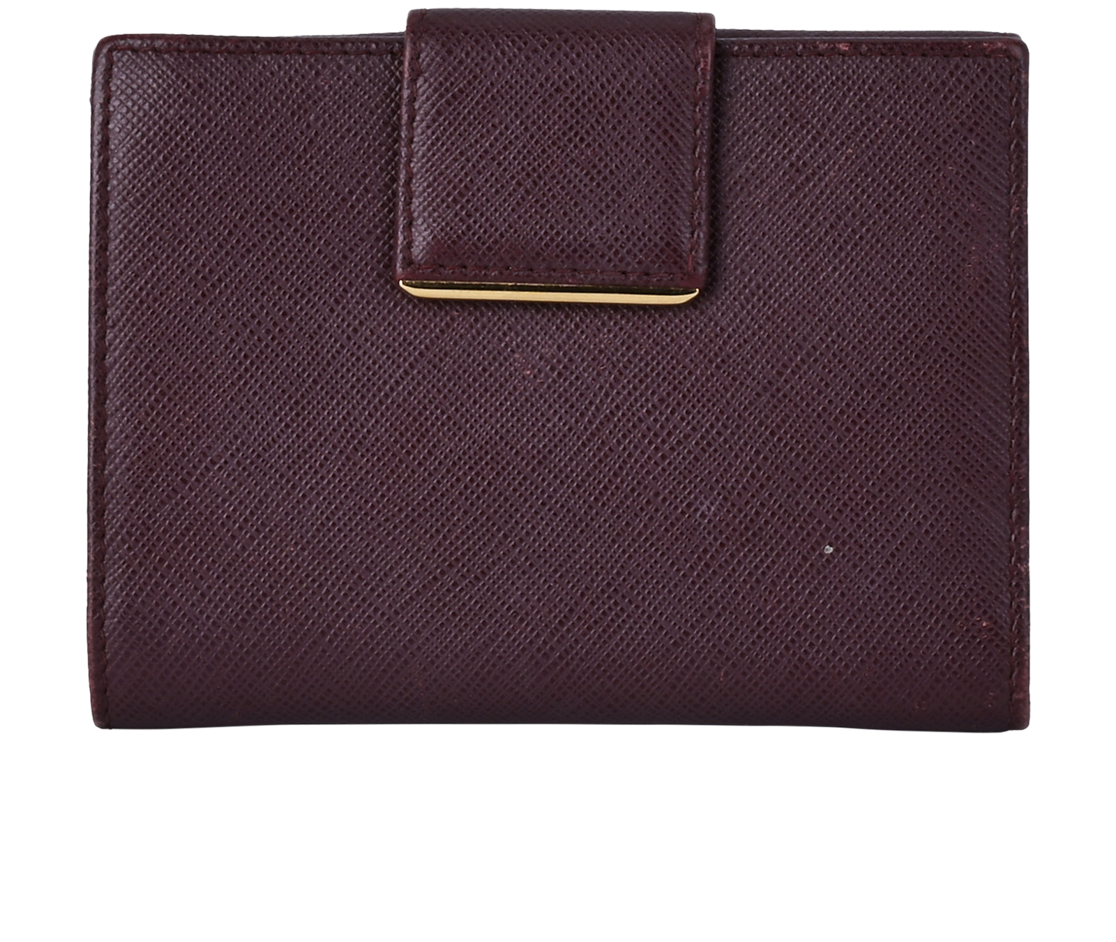 Prada Small Wallet, &pound;150, Accessories, Purple, Leather, Back view